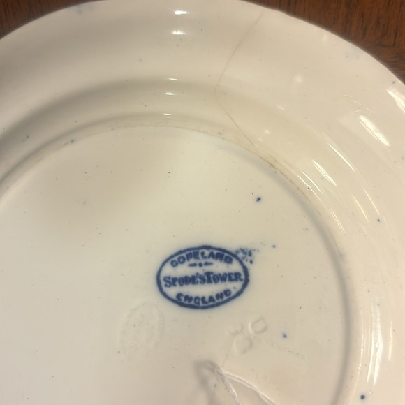 Copeland ‘Spode’s Tower’ 7.5” Plate England circa 1890 - Picture 3 of 3